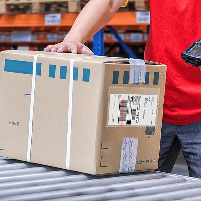 6”×9” Self-Adhesive Shipping Label Sleeves, FungLam Shipping Label Sleeves, Packing List Envelopes, Clear Top Loading Packing List, Shipping Labels Pouches For Shipping Labels/Files 100 Pack.