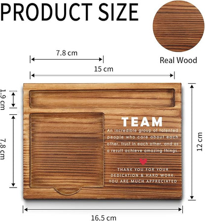 Team Sticky Note Holder, Team Thank You Appreciation Gifts for Coworkers, Employees, Men, Women, Team Gifts Office Desk Self-Stick Note Pad Holders GSH433