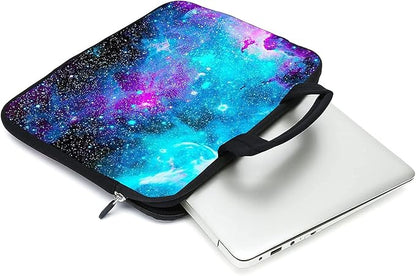11.6 12 12.1 Inch Laptop Carrying Bag Protective Chromebook Case Pouch Netbook Notebook Ultrabook Bag Tablet Sleeve Cover Travel Briefcase with Handle for Men Women (Galaxy)