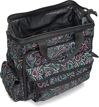 Nurse Mates Ultimate Nursing Bag | Multiple Compartments | Interior Laptop Compartment | Durable Zippers