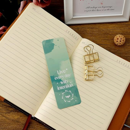 Bookmark, Bookmarks for Adults, 60 PCS, Book Markers for Reading, Teacher Bookmark, Inspirational Bookmarks, Aesthetic Bookmark, Planner Bookmark, Paper Bookmarks, Book Marker, Bookmarks for Women