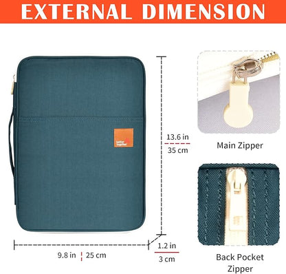 Lanola A4 Document Bags Portfolio Waterproof Business File Holder Travel Gear Organizer Electronics ccessories Bag