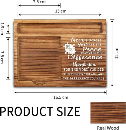 vizuzi Going Away Gift for Coworker, Goodbye Gifts for Coworkers, Appreciation Thank You Gifts for Coworkers, Mentor, Work Friend, Employees Leaving New Job Self-Stick Note Pad Holders ZSS12