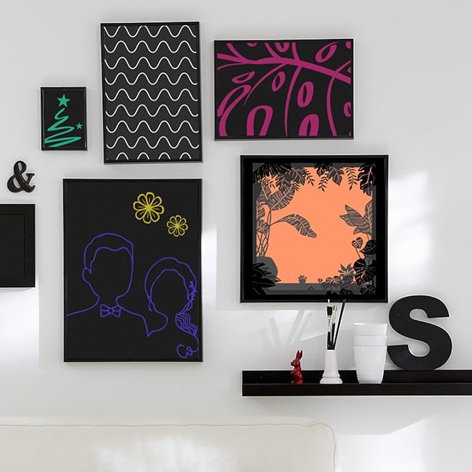 5" x 7" Black Cardstock, 300 Pack Black Thick Paper Cardstock Blank Black Cards Stock for Invitations, Greeting Cards Making, Postcards, Photos, 250GSM Thick Paper