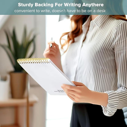 To Do List Notepad, To Do List Notebook for Work with 52 Undated Sheets - Daily Planner for Women & Man - Organizer Notepad for Office Desk Accessories and Home- Floral