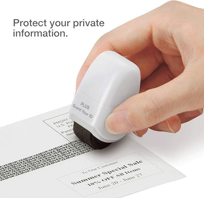 Guard Your ID Roller Identity Security Stamp Roller (White) IS-520CM