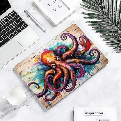 Compatible with 12 Inch MacBook A1534, Colourful Octopus Hard Plastic Shell Cover Case