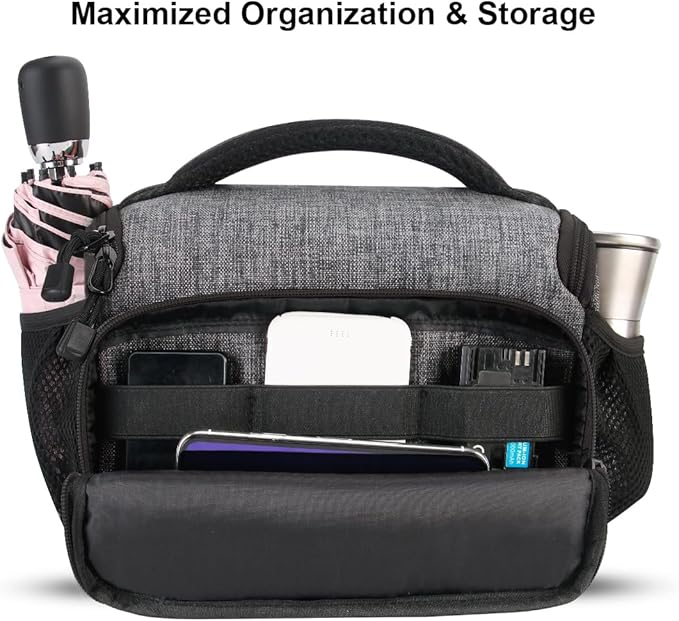 DOMISO Camera Bag Case Waterproof Anti-shock Shoulder Bag, Dark Grey