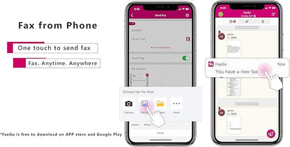 CimFAX Fax from PC/Mobile to Fax Machines Fax2Email 20 Users Fax Server Automatic Fax Solution Fax Via Landline… (2GB)