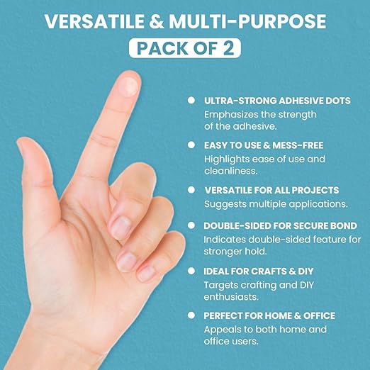 Balloon Glue Points Dots Double Sided 1000 Pcs, Balloon Tape for Arch, Wedding Decoration, Birthday Celebration and Home Made Crafts for Christmas Decorations