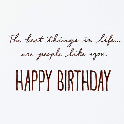 Hallmark Birthday Card (Watercolor Mountains)