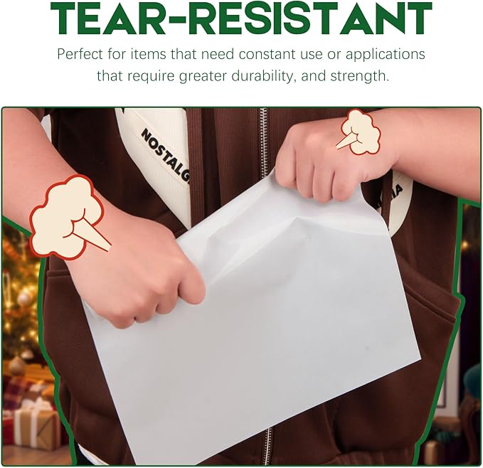 120 Sheets Printable Clear Sticker Paper for Inkjet Printer, Premium Vinyl Transparent Sticker Paper Waterproof, Dries Quickly, Vivid Colors, Tear Resistant, 8.5x11" Labels Great for Cutting Machines