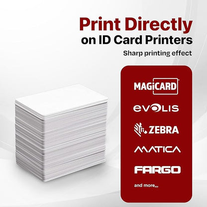 X LINE CR80 30 Mil Graphic Quality 200 Pack PVC Cards