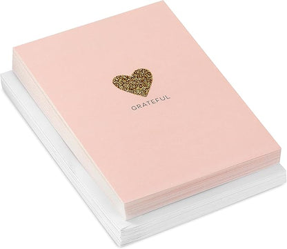 Hallmark Blank Cards, Grateful Heart (20 Cards with Envelopes)