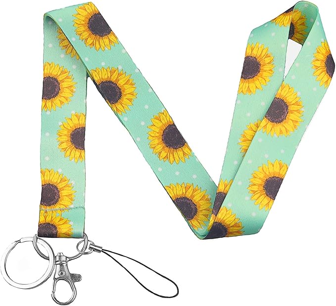 Yiflin Cute Neck Lanyard for Keys, Wallet, Id Card Holder, Cool Keychain Lanyard for Women, Men, Teacher