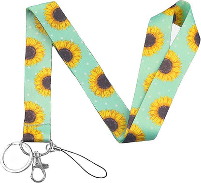 Yiflin Cute Neck Lanyard for Keys, Wallet, Id Card Holder, Cool Keychain Lanyard for Women, Men, Teacher