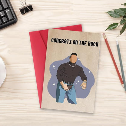 Unique Engagement Card, Funny Engagement Gift for Couples Women Men, Congratulations Wedding/Engagement Card for Friends