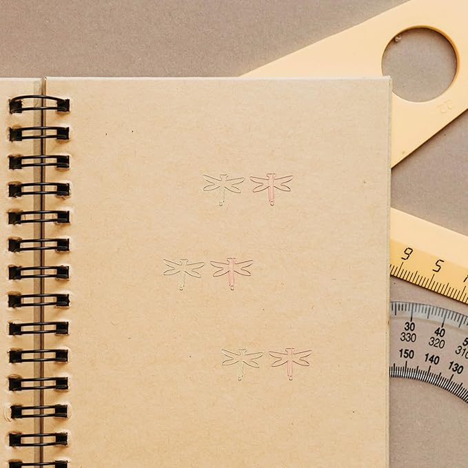 NUOBESTY 20pcs Gold File folders Decorative folders Work Folder Gold Paper Clips Decorative File folders Decorative Paper Clips Gold paperclips File Clips Unique Zinc Alloy Office Decorate