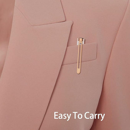 Cambond Ballpoint Pens White Pen - Fancy Pens Black Ink 1.0 mm Medium Point Retractable Metal Pen Smooth Writing for Men Women Police Uniform Office Business, 3 Pens with 6 Refills (White)