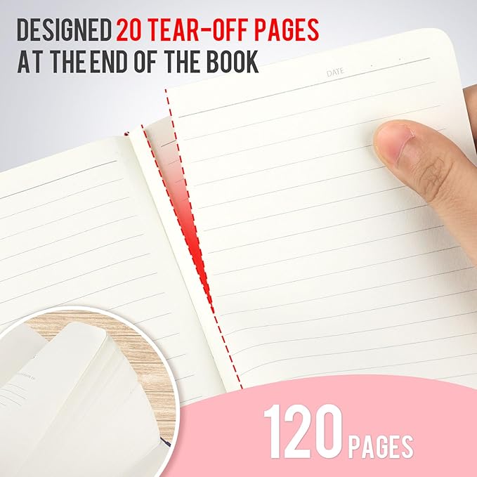 Pocket Small Notebook Journals, 8 Pack (8 Pastel Color) Mini Notebook 3.7x5.7 Journaling Notebooks for Women Men, Hardcover Lined Note Pads with Pens for Work, Business, Travel Journal, Office Supplies