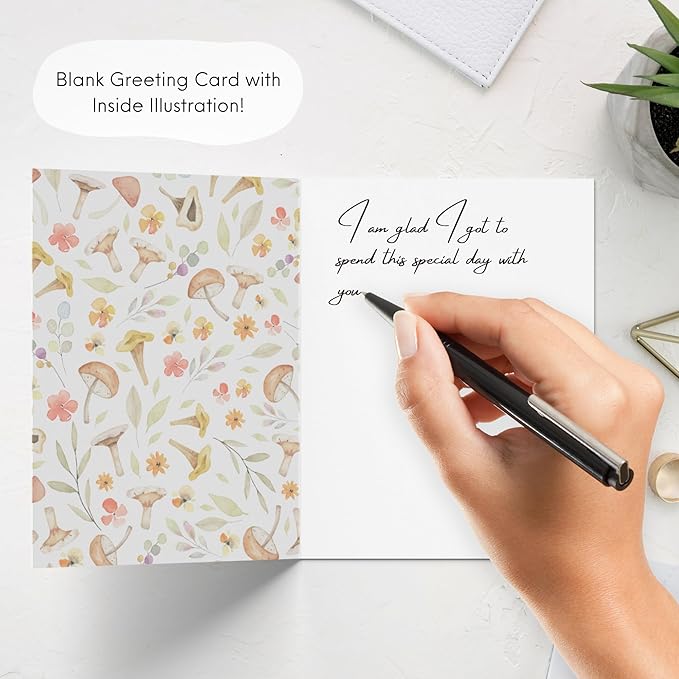 ALY LOU Cute Anniversary Card, Birthday Card for Her Him/Girlfriend Wife/Husband Boyfriend, Friendship Thank You Kawaii Greeting Card (I love you. Even though you’re a prick sometimes.)