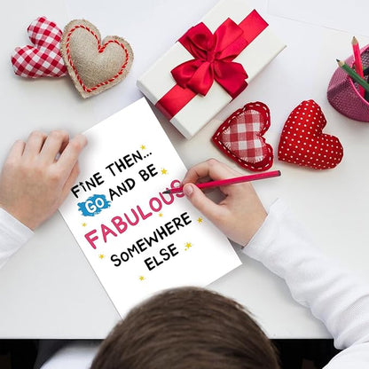 Funny Leaving Card for Coworker, Retirement Going Away Card for Coworker, Farewell Card for Friend, Gift for Colleague Leaving, Be Fabulous Somewhere Else