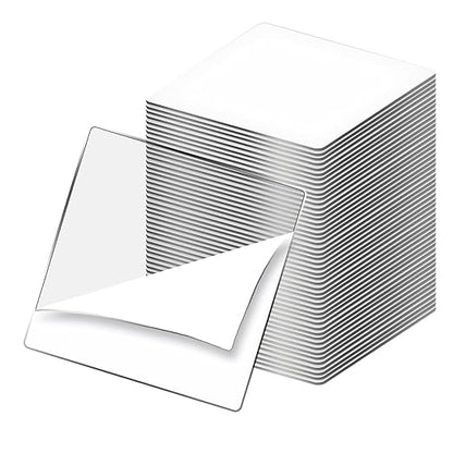 Art3d 96 Pieces 1.2 x 1.2in. Square Nano Double-Sided Transparent Tape Sticker, Removable Heavy Duty Clear Mounting Tape for Wall Hanging