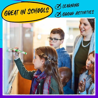 Chalkola Bulk Dry Erase Markers for Classroom (120 Pack, 12 Vibrant Colors) | Erasable, Low Odor, Chisel Tip WhiteBoard Markers, Dry Erase Pens for Kids, Teachers - Office, Home, School Supplies,