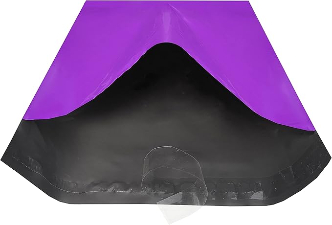 Colored Poly Mailers Pack of: (Purple, 10" x 13" pack of 500) Be creative with your packaging with Colored mailers