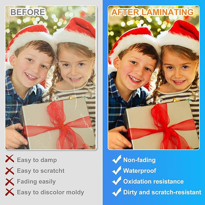 CAREGY Thermal Laminating Pouches, 1200 Pack Laminating Sheets, 3 Mil, 9 x 11.5 Inches Lamination Sheet Paper for Laminator, Clear, Letter Size, Office and School Supplies