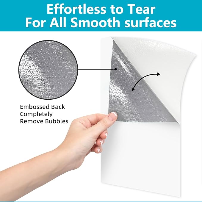 Dry Erase Board Sticker- Whiteboard Stickers-8.27''x11.69'' Removable Dry Erase Sheets- Fridge Dry Erase Paper for Wall/Desk/Refrigerator/Door/Locker/Home/Office/Classroom (White-2Pcs)