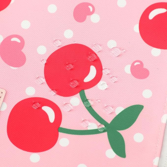 canvaslife 360° Protective Laptop Sleeve Case Bag with 3 Pockets for 14 inch Dell HP Lenovo Laptop and MacBook Pro 14 inch,Surface Laptop 14.4 inch (Cherry)