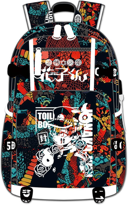 ISaikoy Anime Toilet Bound Hanako kun Backpack Satchel Bookbag Daypack School Bag Laptop Shoulder Bag Style9