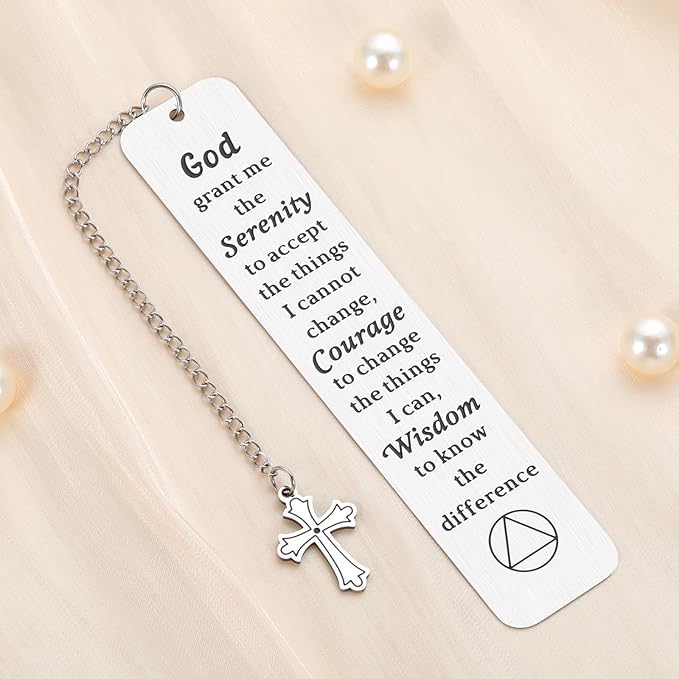 Sobriety Gifts for Women Men Christmas Stocking Stuffers for Women Serenity Prayer Gifts Christian Gifts Faith Religious Gifts Inspirational Gifts for Women Pastor Appreciation Gifts Catholic Gifts