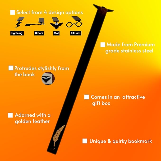 Owl Bookmark Wizard Bookmark Metal Bookmark Witch Magic Beautiful Bookmark for Girls, Boys, Kids, Book Club Gift for Teacher Gift Gifts Bookish Gifts for Book Lovers (Owl)