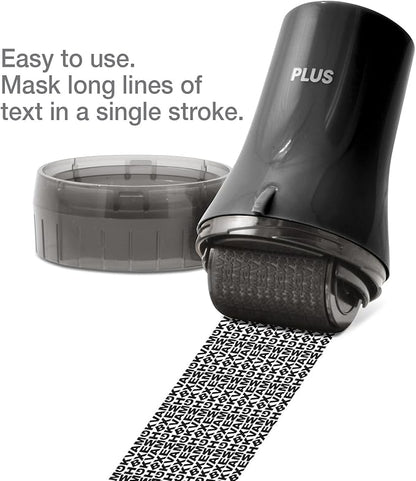 Guard Your ID ADVANCED WIDE Roller Identity Theft Prevention Security Stamp BLACK