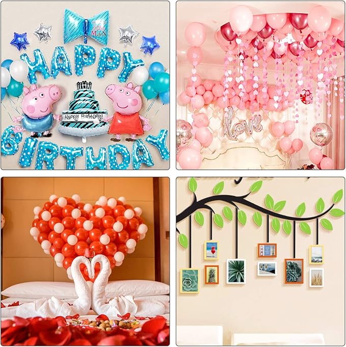 3000pcs Glue Point Clear Balloon Glue Removable Double Sided Adhesive Dots Tape for Craft Decoration