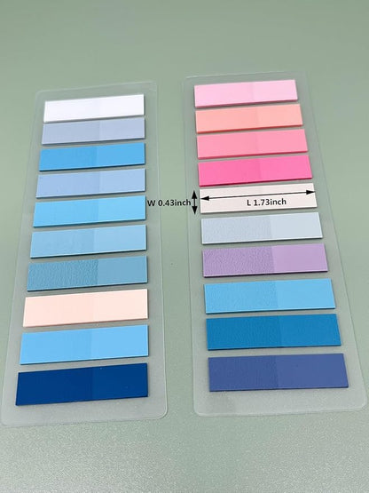 4800pcs Book Annotation Tabs, Sticky Book Tabs for Annotating, Morandi Sticky Notes for Binder, Page Markers, Multi-Colored Writable and Repositionable Annotation Supplies