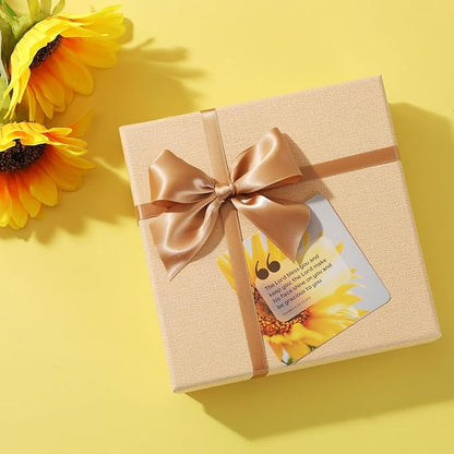 Bible Verse Prayer Cards, Sunflower 100 Scriptures Scratch-off Cards | Bible Verses for Daily Inspiration and Surprises, affirmations, Perfect Christian Gifts for Women, Prayer, and Encouragement
