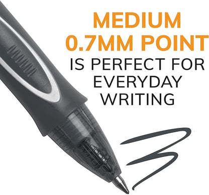 BIC Gelocity Quick Dry Assorted Colors Gel Pens, Medium Point (0.7mm), 4-Count Pack, Retractable Gel Pens With Comfortable Full Grip (Pack of 2)