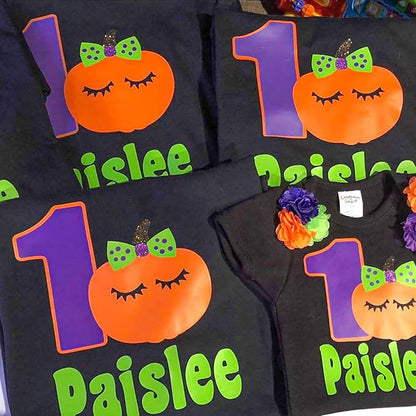 VINYL FROG Heat Transfer Vinyl Roll HTV Vinyl - 12"x12ft Orange Iron on Vinyl for T-Shirts, Heat Press Vinyl for DIY Craft Designs (Orange)