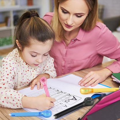 BESARME 6 Pieces White Out Correction Tape Pen, Push Pull Protective, Easy to Use Applicator for Instant School Office Supplies, 1/5 X 236 Inch