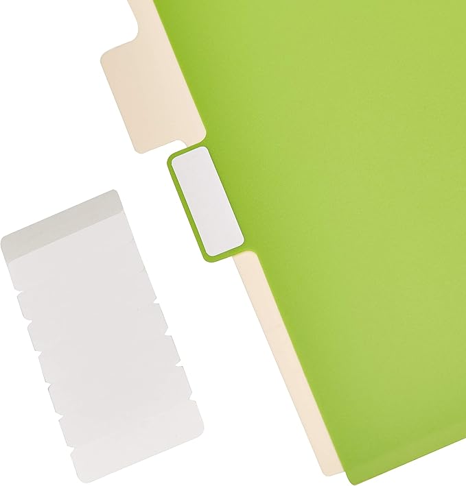 Amazon Basics Durable Multicolor 3-Ring Binder Plastic Divider Set with Tab Labels, 3-Hole Punched Letter Size 8-Tab Dividers, for School and Organization, 6 Pack, Assorted Colors