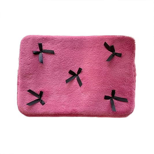 9-11 Inch Tablet Sleeve Case for iPad Pro 11 Air 4 10.2 Tab Protective Bag Cute Bowknot Quilted Puffy Laptop Pouch Carrying Case