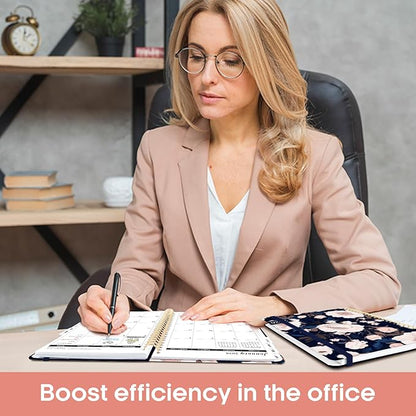 2026 Planner, Aesthetic Weekly and Monthly Planner for Women, Jan 2026 to Dec 2026, Hardcover 2026 Calendar Book with Monthly Tabs, Inner Pocket, Perfect for Office Home School - A5 (6.3" x 8.5"), Dusky Peony