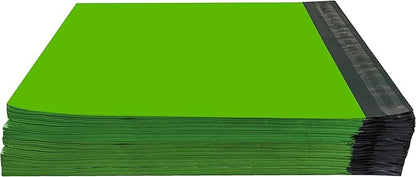 Colored Poly Mailers Pack of: (Green, 10" x 13" pack of 200) Be creative with your packaging with Colored mailers