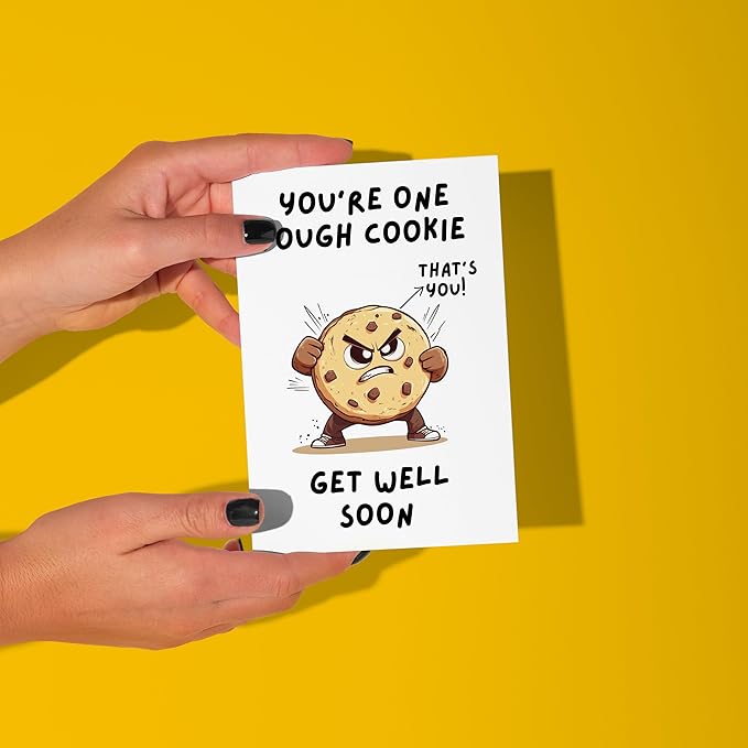 LimaLima Get Well Soon Card Large 5.5 x 8.5 For Men & Women Kids Speedy Recovery After Operation Illness Broken Leg