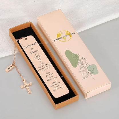 2024 Confirmation Gifts for Teen Girls,Catholic Confirmation Gifts,Bible Verse Bookmarks for Women,Book Marks for Reading Women,Baptism Gifts for Women,Pink Christmas Gifts for Kids Girls
