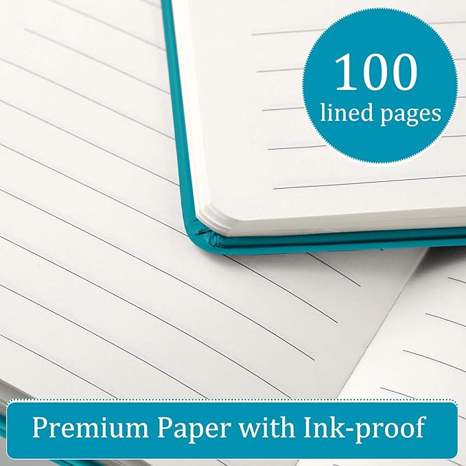 Laumoi 36 Sets Pocket Notebook Journals with Pens A6 Cute Small Journal Notebook Ruled Lined Mini Notepad Hardcover Executive Notebooks Set with Pen Holder for School Office, 3.7 x 5.7 Inch (Blue)