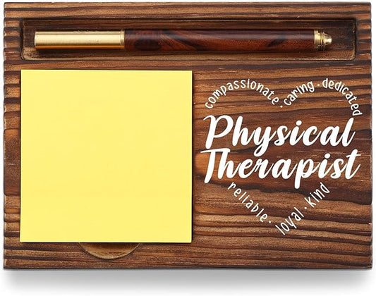 Physical Therapist Sticky Notepad Holder, Thank You Physical Therapy Gifts, Appreciation Gifts for PT Pediatric Physical Therapy, Pt Therapists Sticky Note Pad Holder TZP28